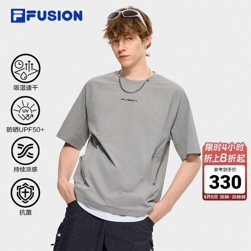 FILAFUSION斐乐男子短袖T