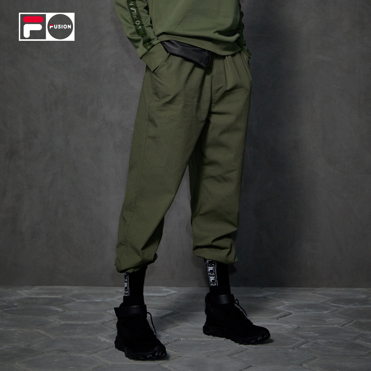 FILA FUSIONì³ÀÖ³¤¿ã2019´º¼¾ÐÂÆ·¿íËÉÔ˶¯ÐÝÏпãÊø½Å³±¿ã×ÓÄпã