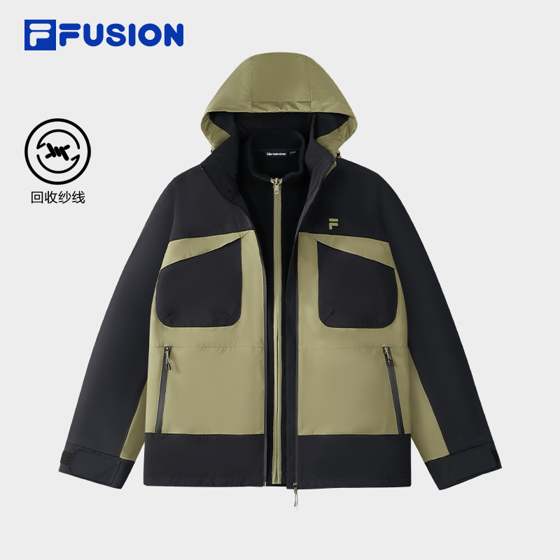 FILAFUSION斐乐男士上衣两件套