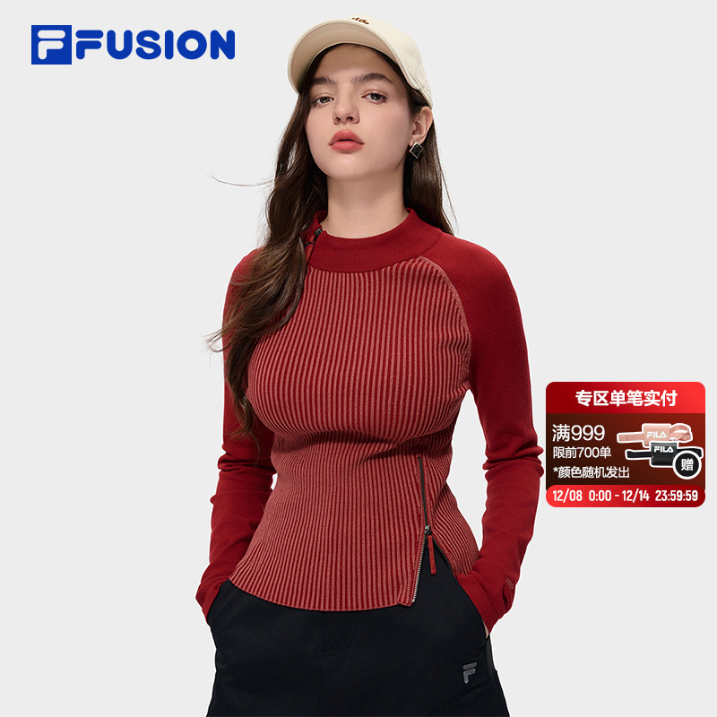 FILAFUSION斐乐女子编织衫