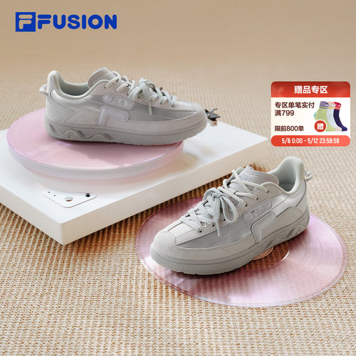 FILAFUSION情侣板鞋女休闲鞋