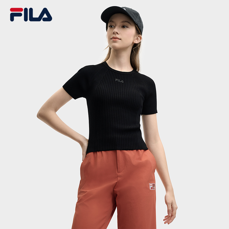 FILA斐乐女士休闲编织衫