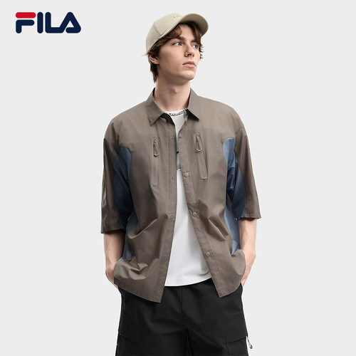 FILA斐乐男子短袖衬衫