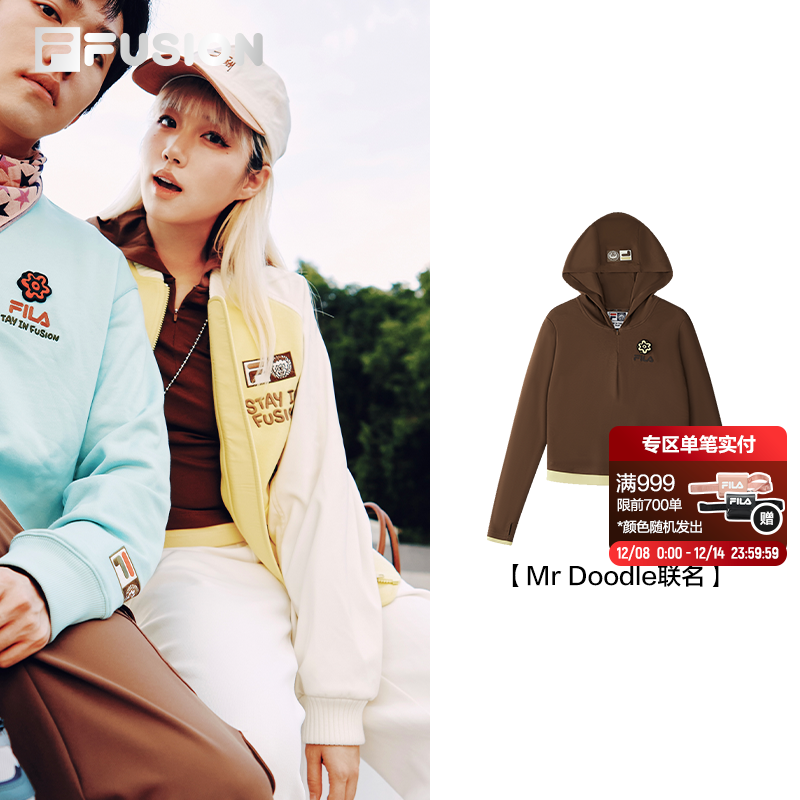 FILAFUSION斐乐女子长袖T