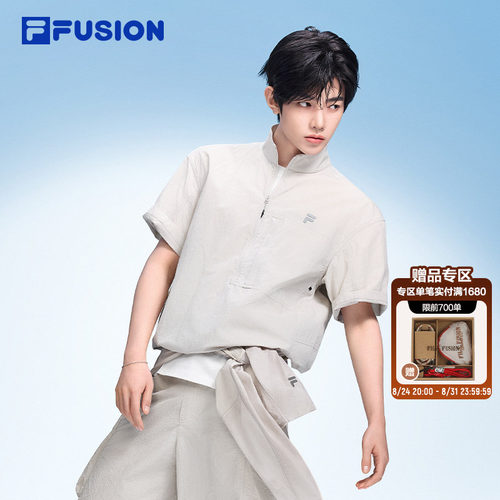FILAFUSION斐乐潮牌短袖T恤polo