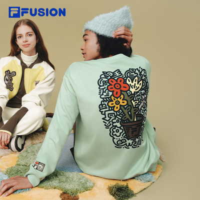 FILAFUSION斐乐潮牌套头卫衣