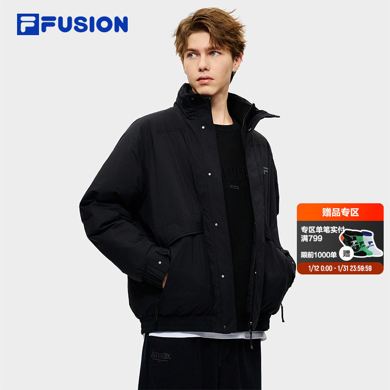 FILA FUSION斐乐潮牌棉服男2026春新款时尚休闲宽松保暖夹克外套,运动服/休闲服装,运动棉衣,淘宝优惠券,粉丝福利购,淘宝优惠卷