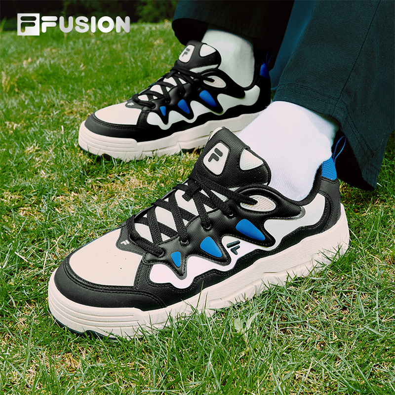 苍耳鞋|FILA FUSION斐乐潮牌男子板鞋2025冬季新款女生厚底休闲鞋