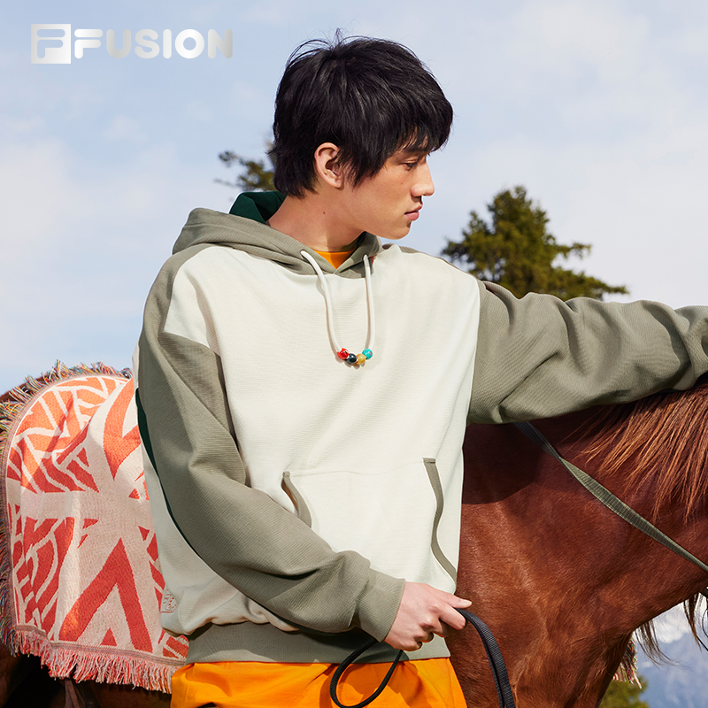 FILAFUSION斐乐男子连帽卫衣