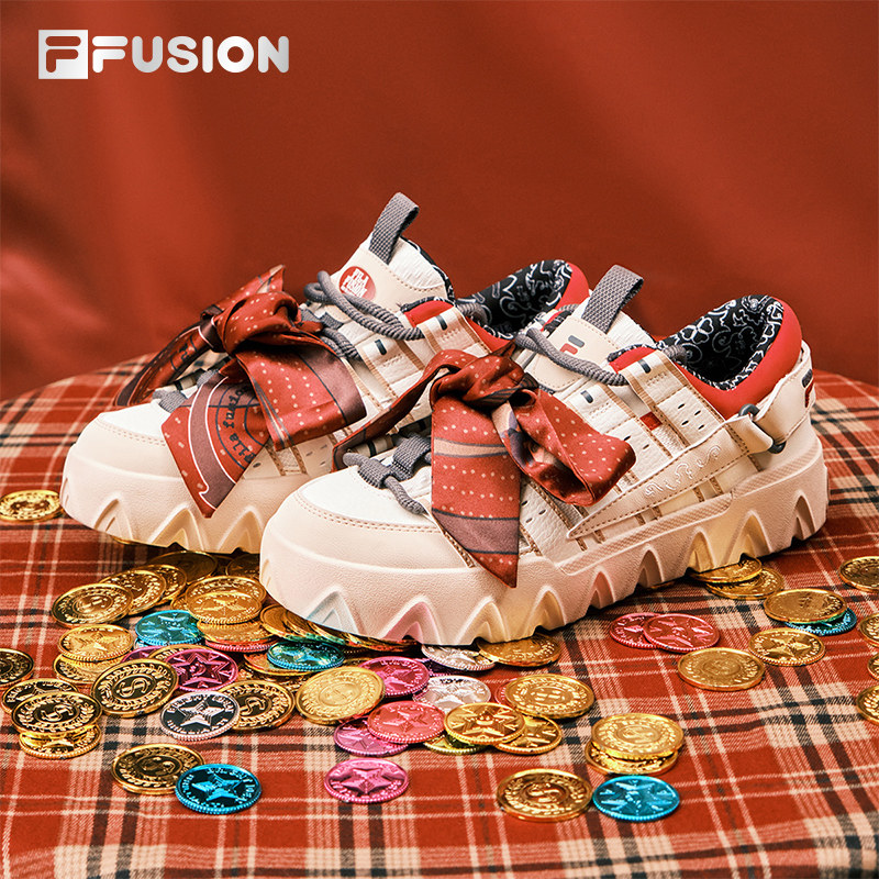 马上起飞丨PISA板鞋FILA FUSION斐乐女鞋新年款红色厚底男休闲鞋,运动鞋new,板鞋,淘宝优惠券,粉丝福利购,淘宝优惠卷