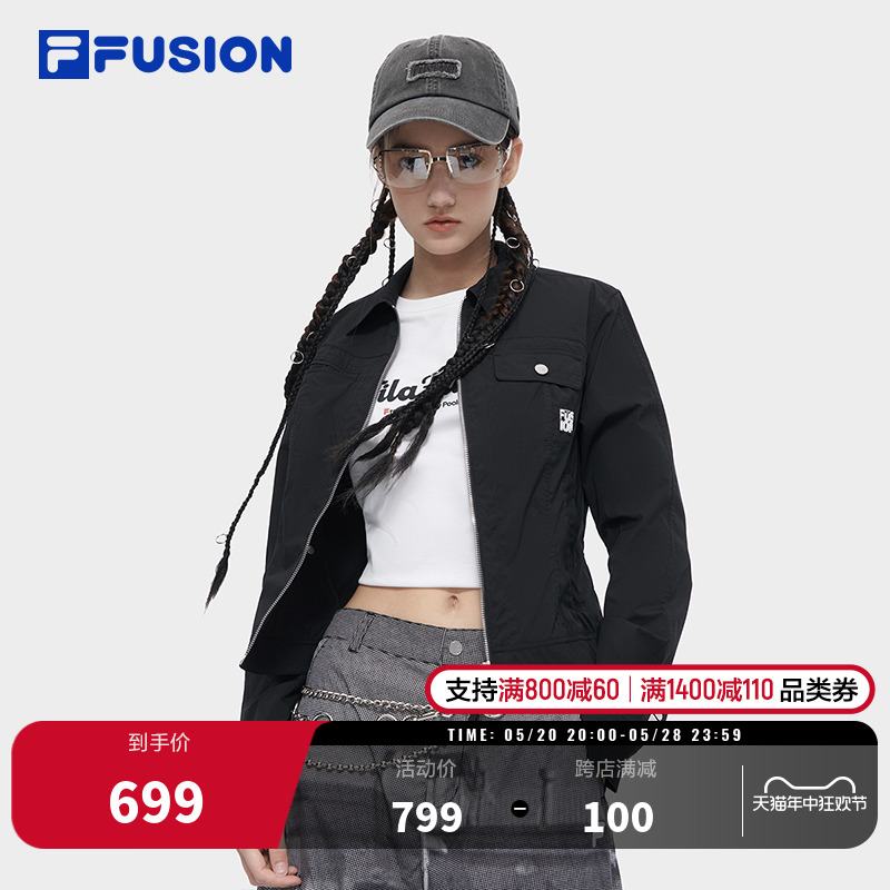 FILAFUSION斐乐女士梭织上衣