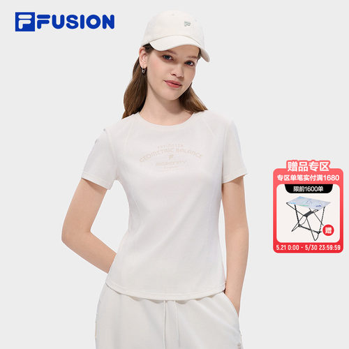 FILAFUSION斐乐女子短袖T