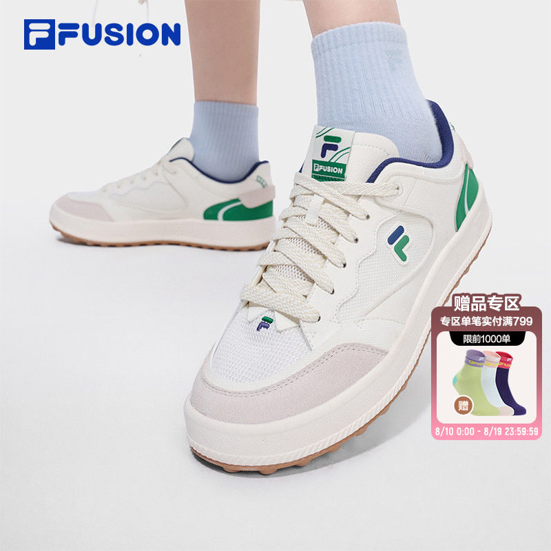 飞逸鞋FILA FUSION斐乐板鞋女休闲鞋男鞋夏季新款网面透气运动鞋