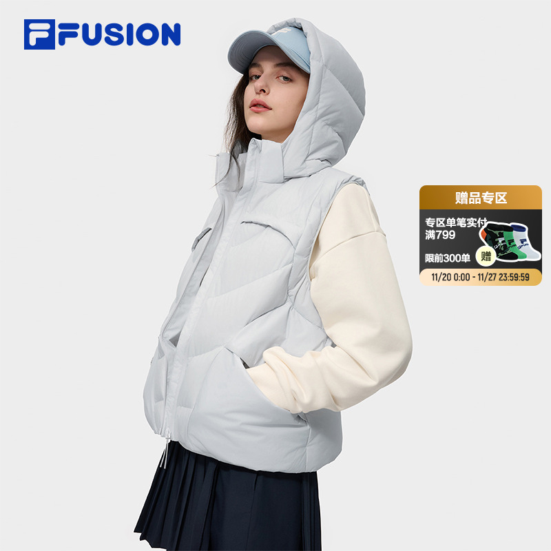 FILAFUSION斐乐女士羽绒马甲