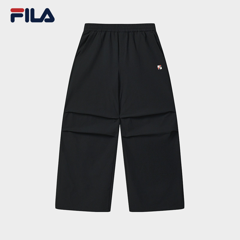 FILA 斐乐官方女士梭织长裤2026春季新款时尚简约舒适休闲直筒裤 - FILA FUSION官方旗舰店出品
