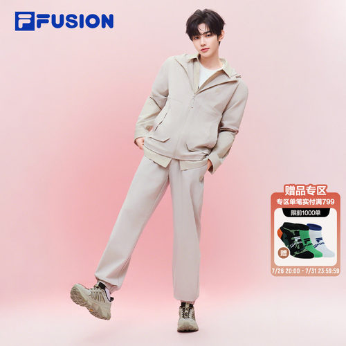 FILAFUSION斐乐潮牌梭织长裤