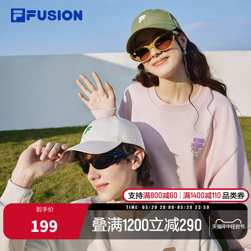 FILAFUSION斐乐情侣棒球帽