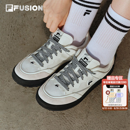 FILAFUSION板鞋女休闲鞋网面鞋