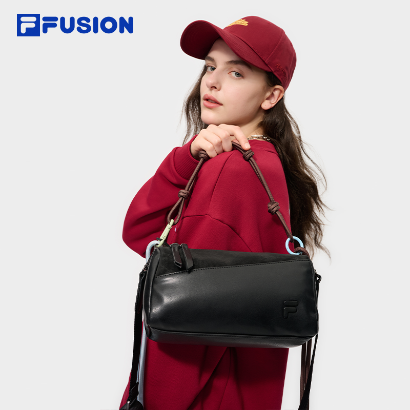 方糖吐司包|FILA FUSION斐乐官方女款包包斜挎包单肩包小