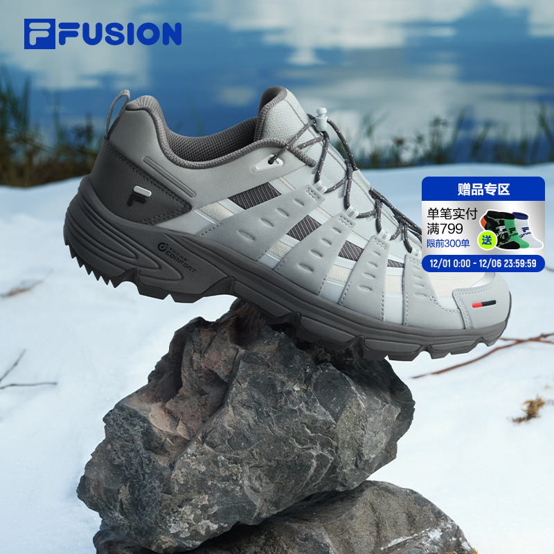 FILAFUSION情侣百搭户外徒步鞋