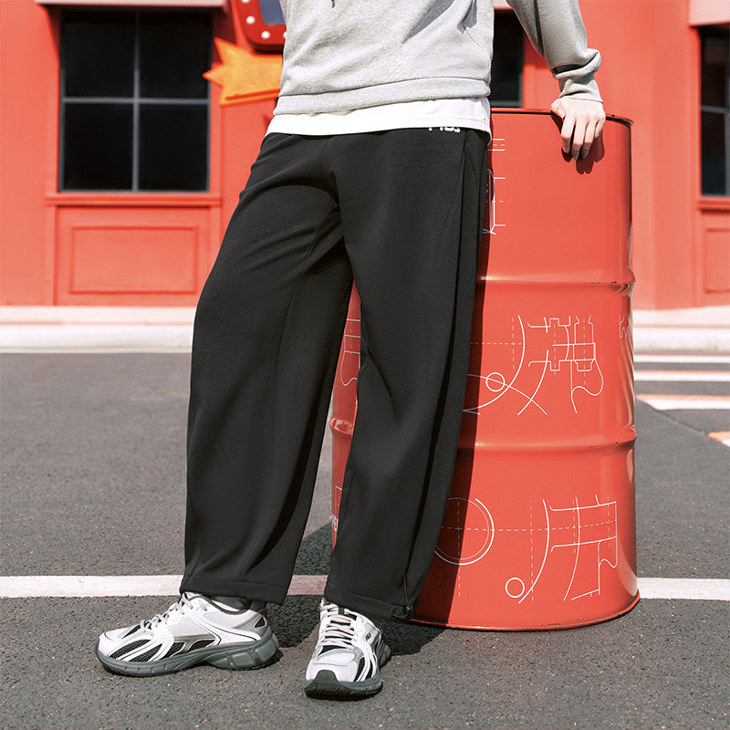 FILA 斐乐官方女士针织长裤2025秋季新款时尚休闲宽松收口运动裤,运动服/休闲服装,运动长裤,淘宝优惠券,粉丝福利购,淘宝优惠卷