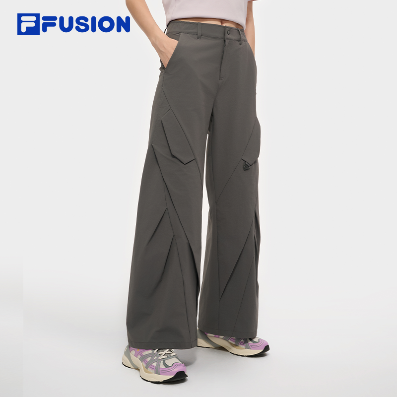 FILAFUSION斐乐女子梭织长裤