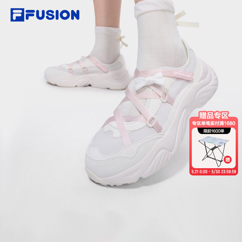 玛丽珍凉鞋丨FILA FUSION女子芭蕾鞋26夏季新款运动休闲