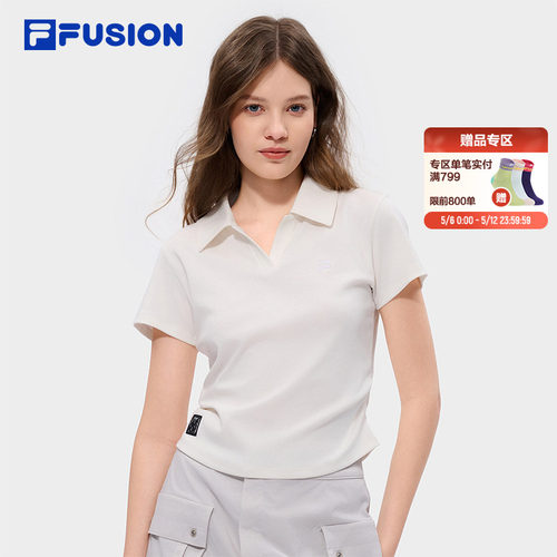 FILAFUSION斐乐潮牌短袖POLO