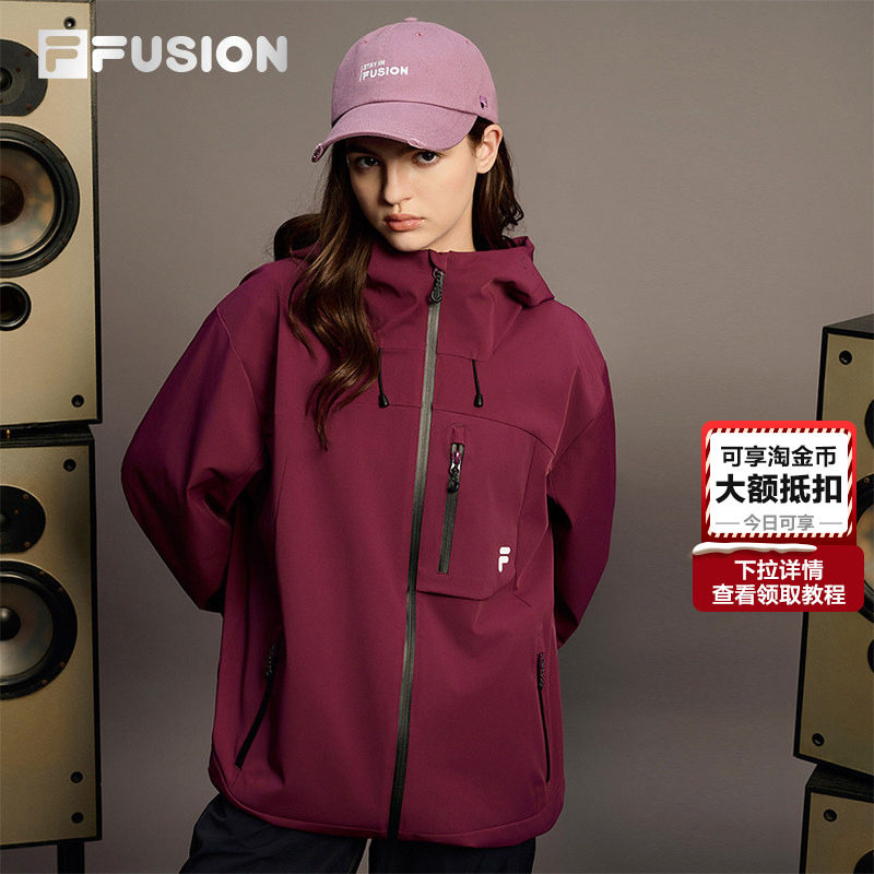 章昊同款FILA FUSION斐乐潮牌女子外套马年新款春宽松连帽上衣男,运动服/休闲服装,运动茄克/外套,淘宝优惠券,粉丝福利购,淘宝优惠卷