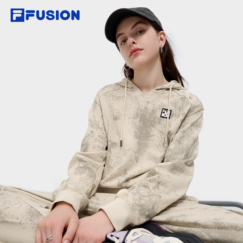 FILAFUSION斐乐女子连帽卫衣