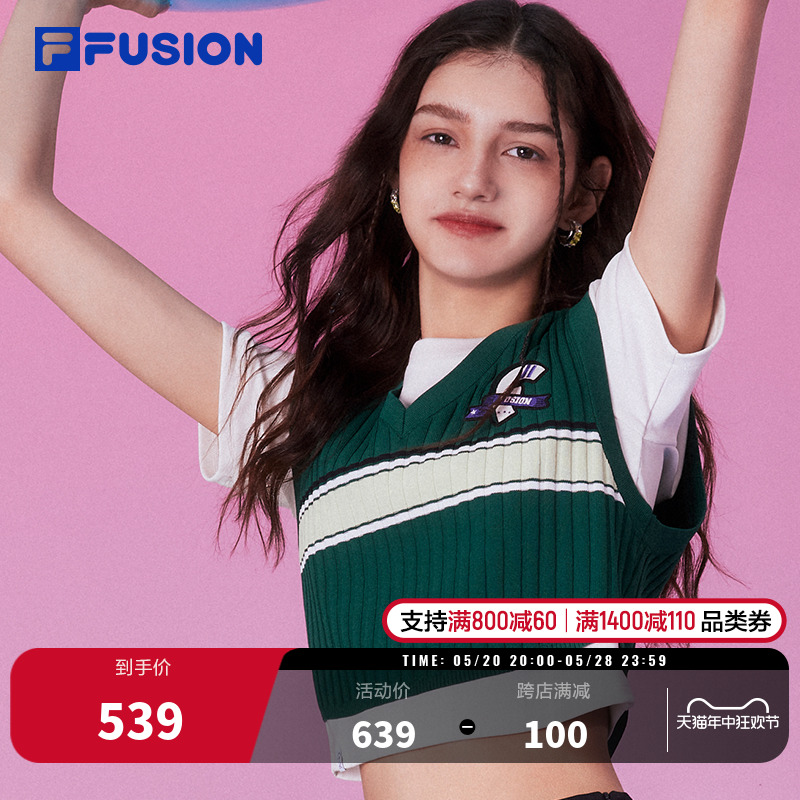 FILAFUSION斐乐女子编织衫