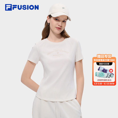 FILAFUSION斐乐女子短袖T