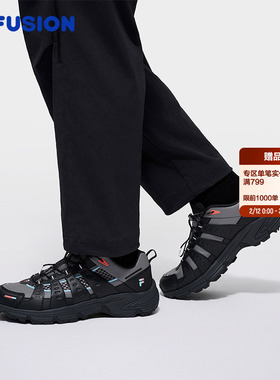 FILA FUSION斐乐潮牌男鞋COMO X LTH湖系户外2026春季新款跑步鞋