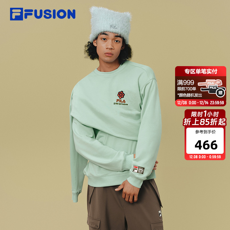 FILAFUSION斐乐潮牌套头卫衣