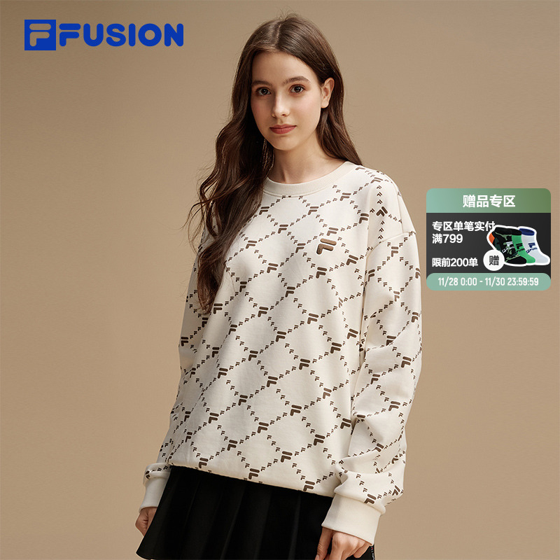 FILAFUSION斐乐潮牌针织套头衫