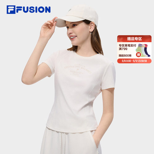 FILAFUSION斐乐女子短袖T