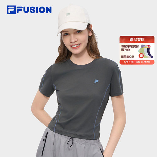 FILAFUSION斐乐女子短袖T