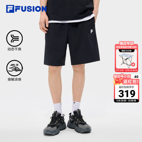 FILAFUSION斐乐男子梭织五分裤