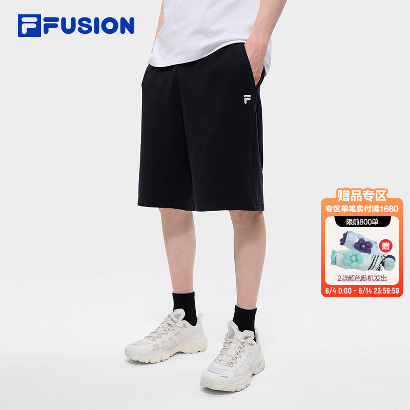 章昊同款FILA FUSION斐乐短裤男2026夏季新款男士纯棉五分裤男裤