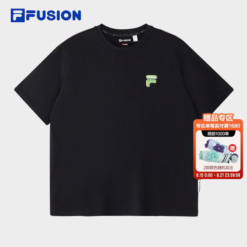 FILAFUSION斐乐情侣短袖T