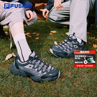 2025冬季 松果鞋 新款 休闲鞋 女 FILA 情侣运动鞋 FUSION斐乐潮牌男鞋