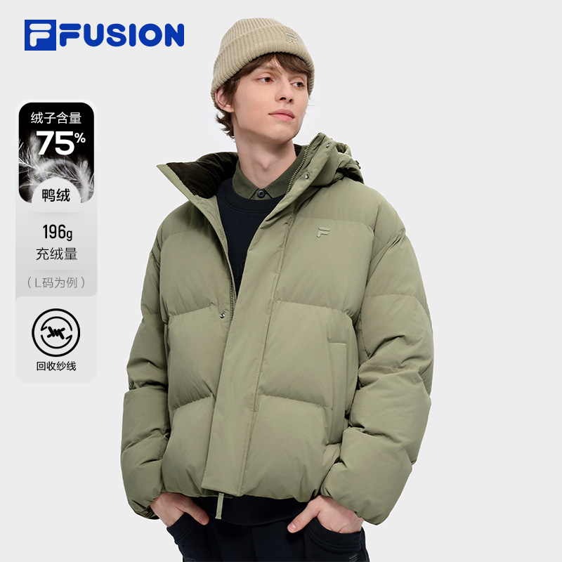 FILAFUSION斐乐潮牌男子羽绒服