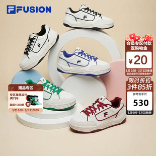 FUSION斐乐潮牌情侣小白鞋 运动鞋 女板鞋 男子百搭休闲鞋 新款 FILA