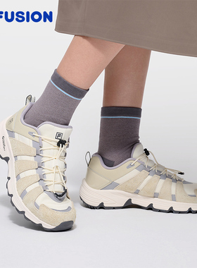 Como X EXTREME RED丨FILA FUSION斐乐潮牌女鞋户外鞋男子跑步鞋
