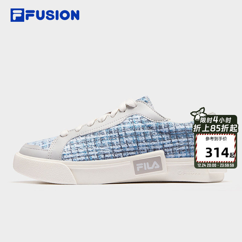 FILA FUSION斐乐潮牌帆布鞋女鞋2025秋季新款鞋子板鞋