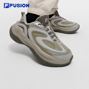 FILA FUSION斐乐男鞋陨石鞋冬季厚底鞋老爹鞋加绒保暖休闲运动鞋