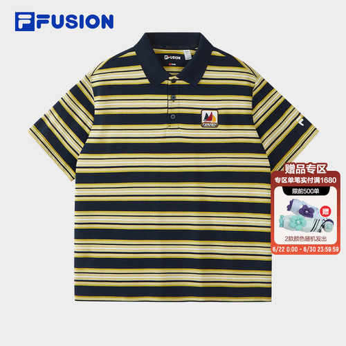 FILAFUSION斐乐男子短袖POLO