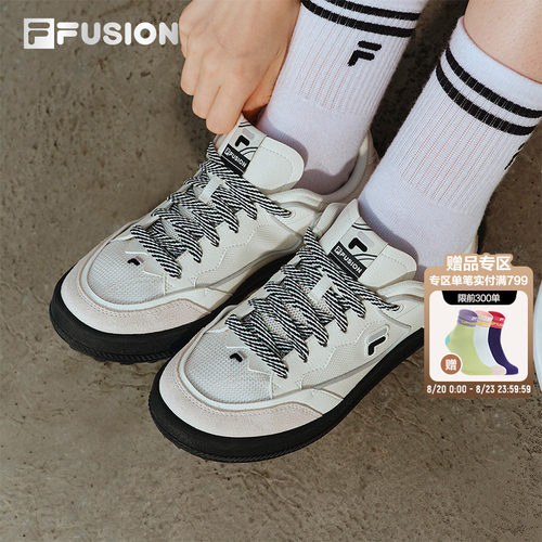 FILAFUSION板鞋女休闲鞋网面鞋