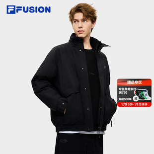 休闲宽松保暖夹克外套 时尚 FILA FUSION斐乐潮牌棉服男2026春新款