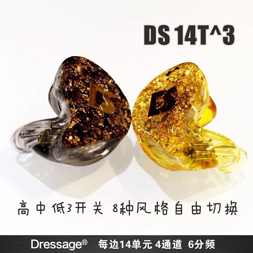 ds14t定制耳机公私私模动铁